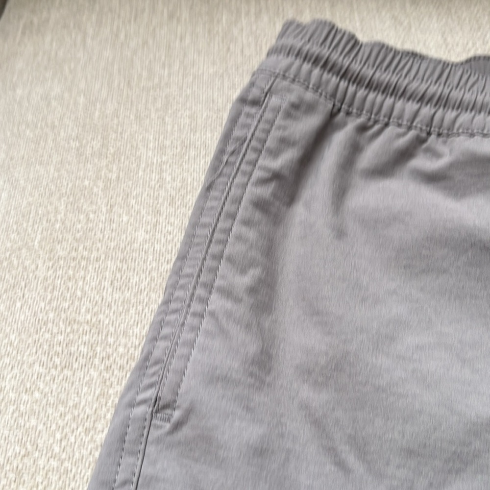 Topo Designs Mens Shorts Grey Nylon Stretch Outdoor Athleisure Size Small - Picture 5 of 11